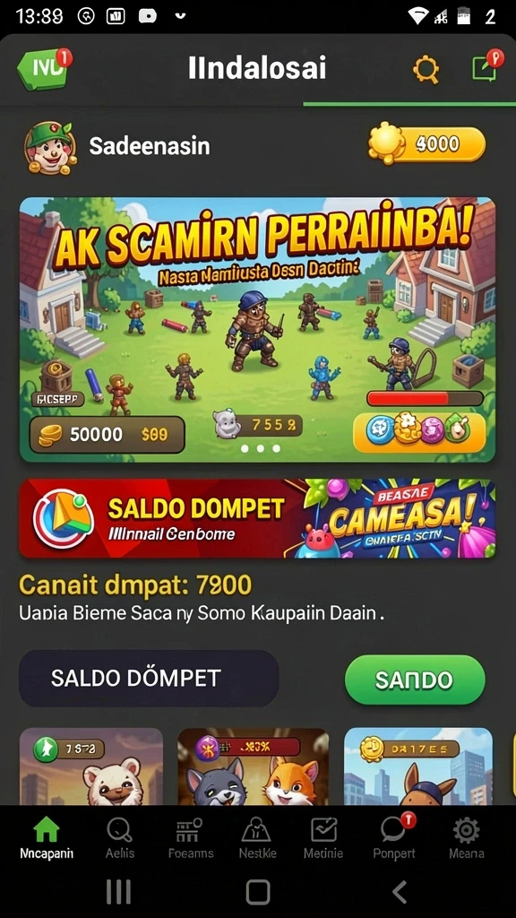 bata123 - Tampilan antarmuka aplikasi BATA123 yang menarik.