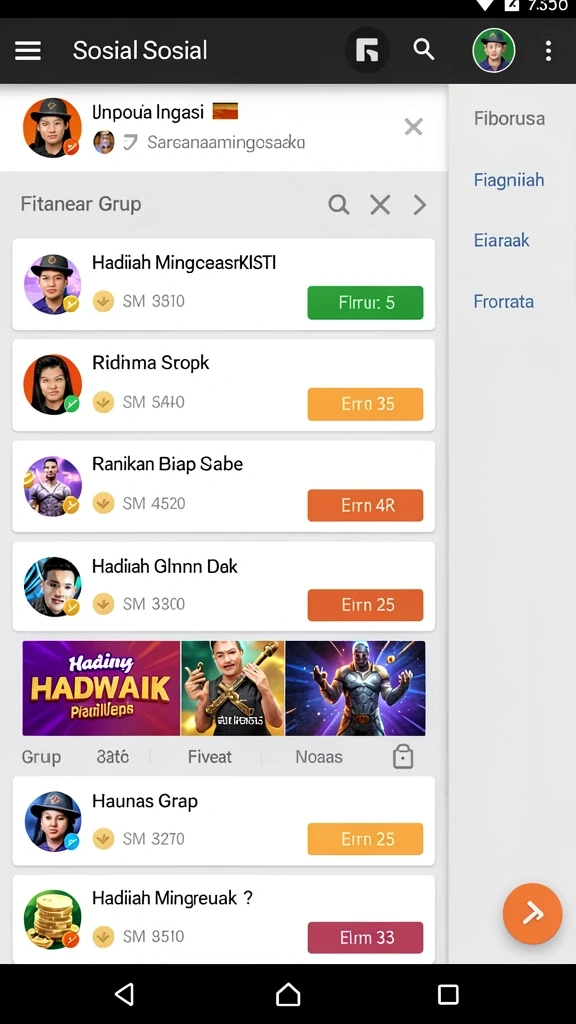 dewi5000 - Beragam karakter yang dapat dipilih dan disesuaikan.