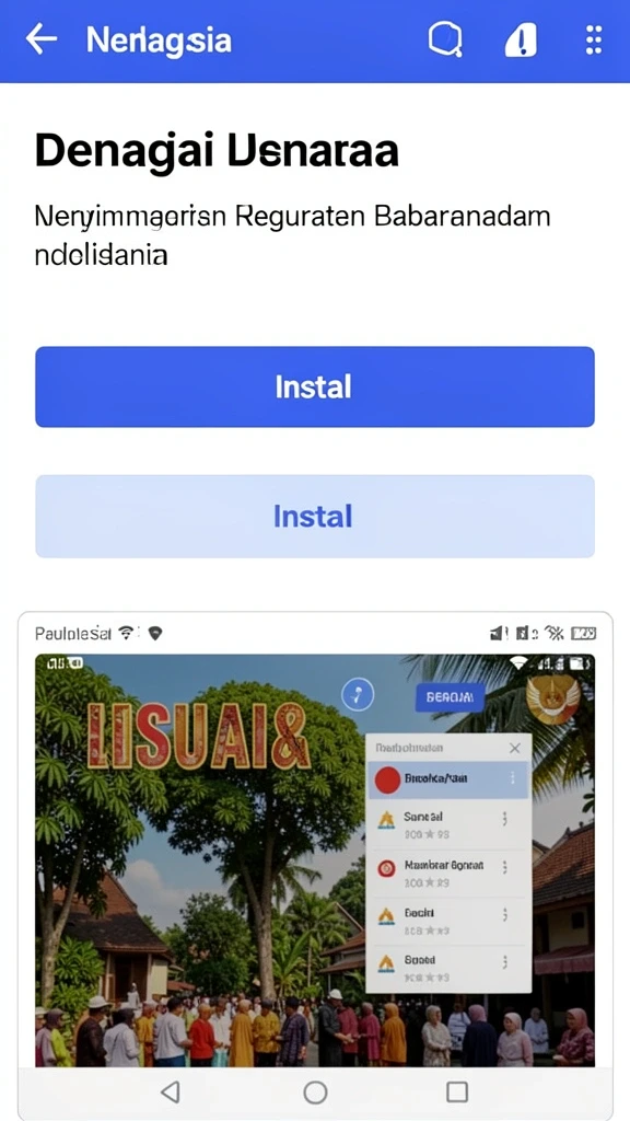 furla77 - Menu permainan dengan berbagai pilihan level dan mode bermain.