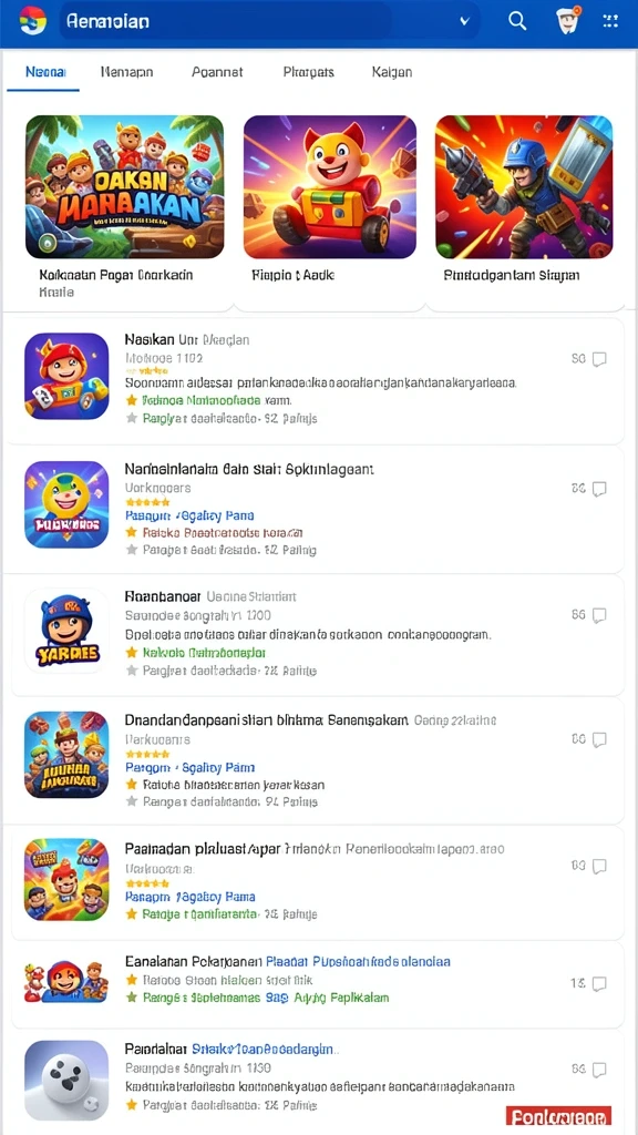 nabung77 - Tampilan antarmuka yang intuitif dan menarik.