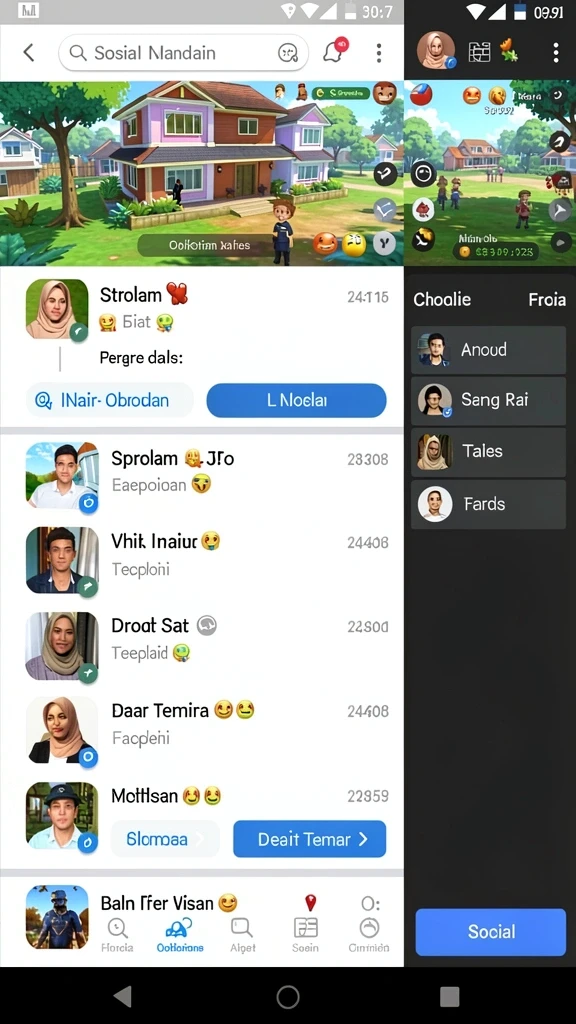 v21 - Karakter unik dengan keterampilan masing-masing.