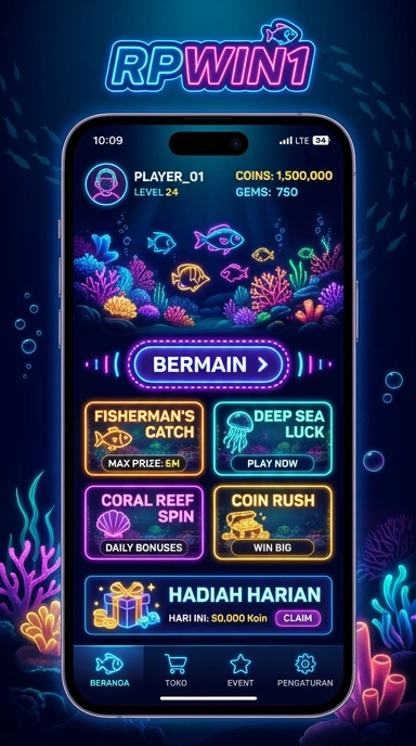 Layar utama rpwin1 — antarmuka bersih setelah instalasi